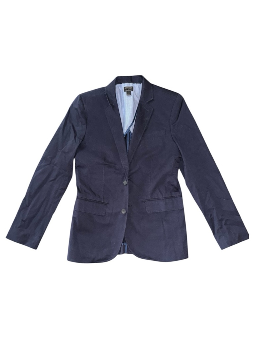 J. Crew Navy Single-Breasted Blazer